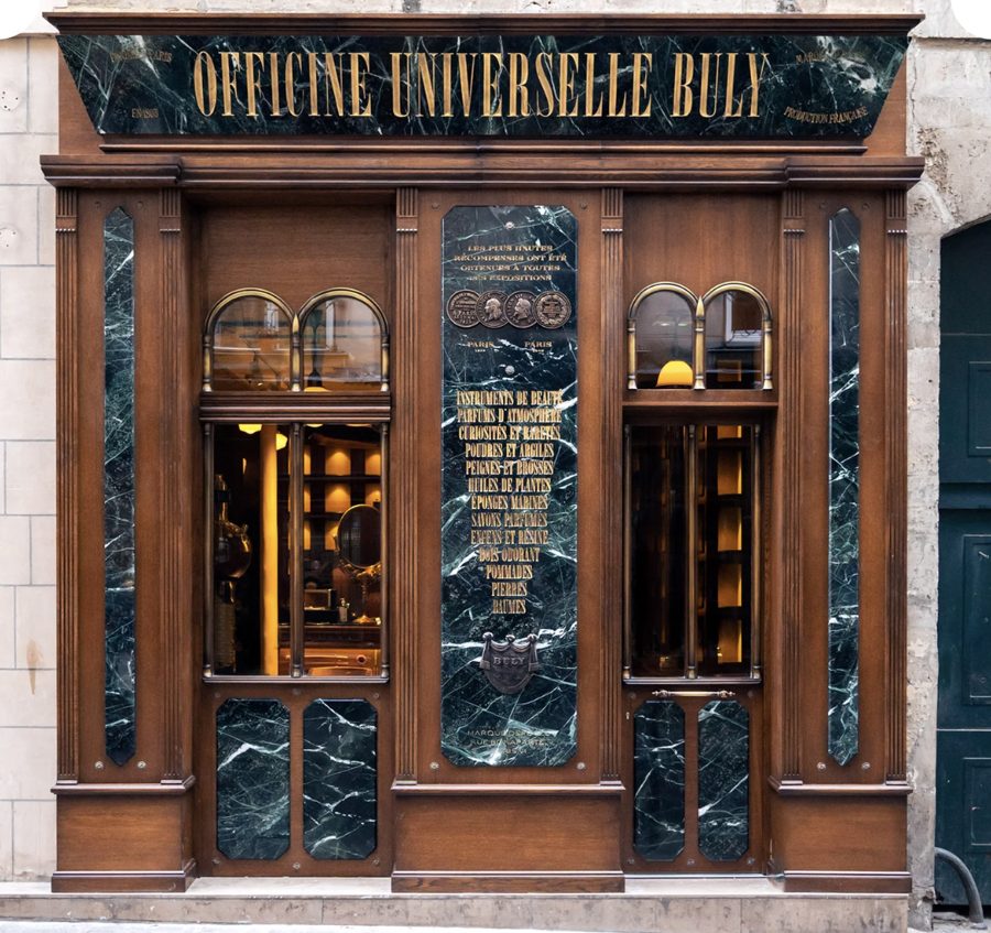 The Officine Universelle Buly shopfront in Paris